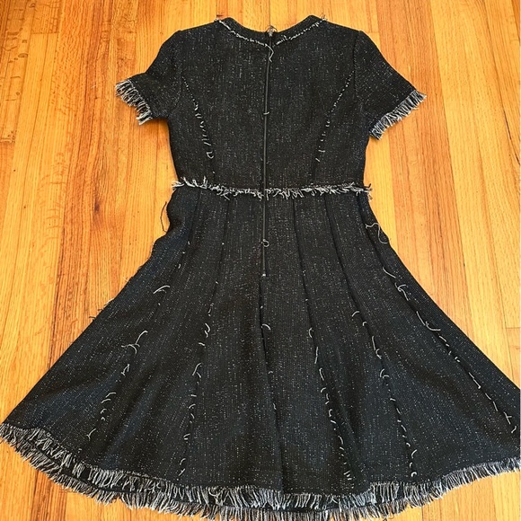 Rebecca Taylor Crew Neck Mini Dress Size 4 (j5 - Picture 2 of 10